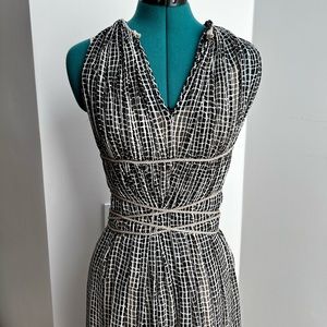 3.1 Phillip Lim Black and White Maxi Dress